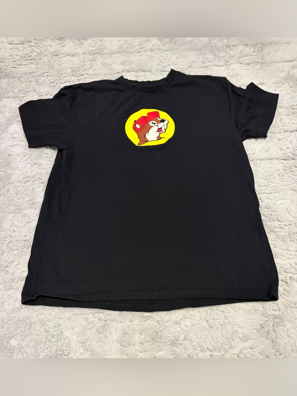 Buc-ee's Black Graphic T-Shirt Size L